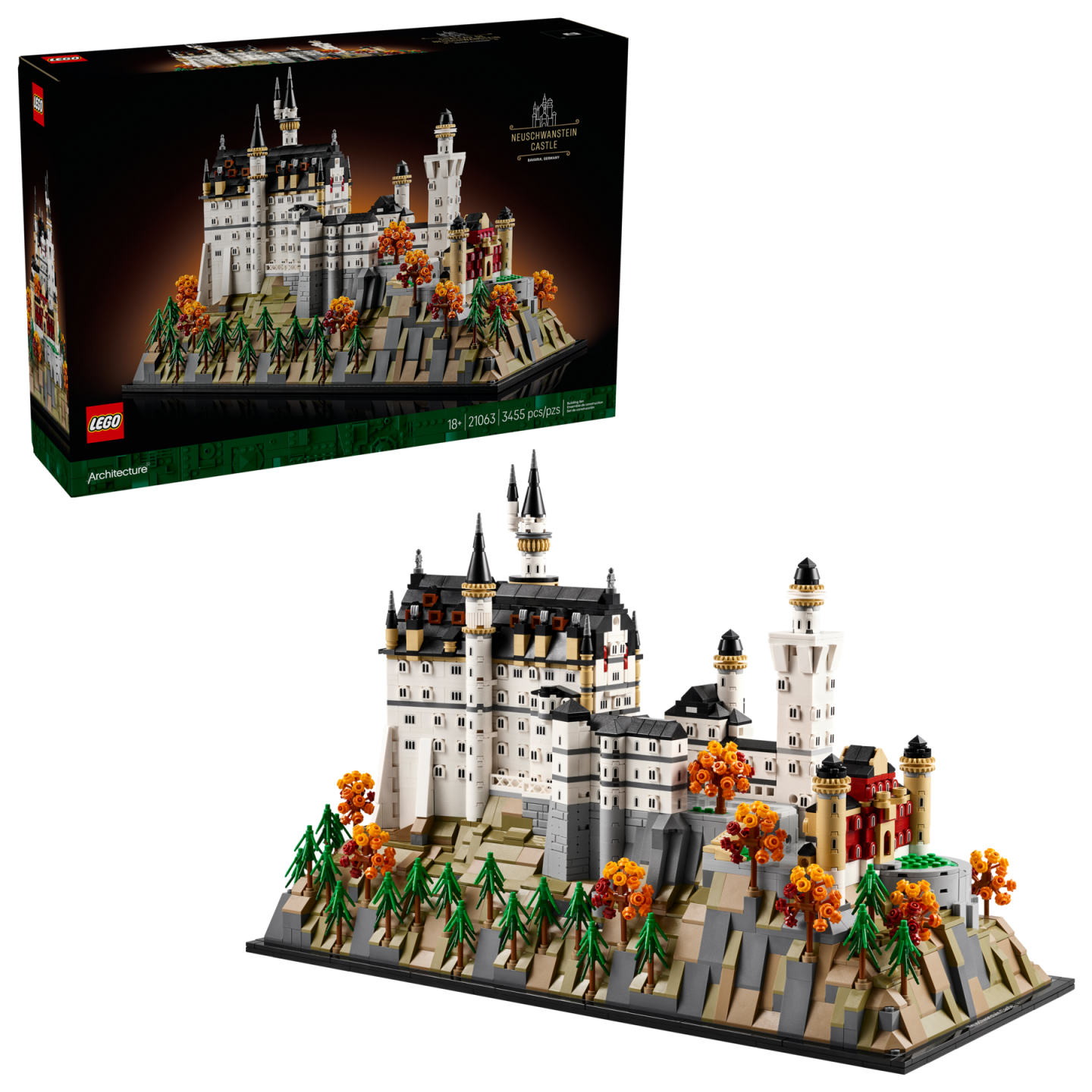 LEGO Architecture 21063 Slot Neuschwanstein officieel onthuld – nu beschikbaar als pre-order