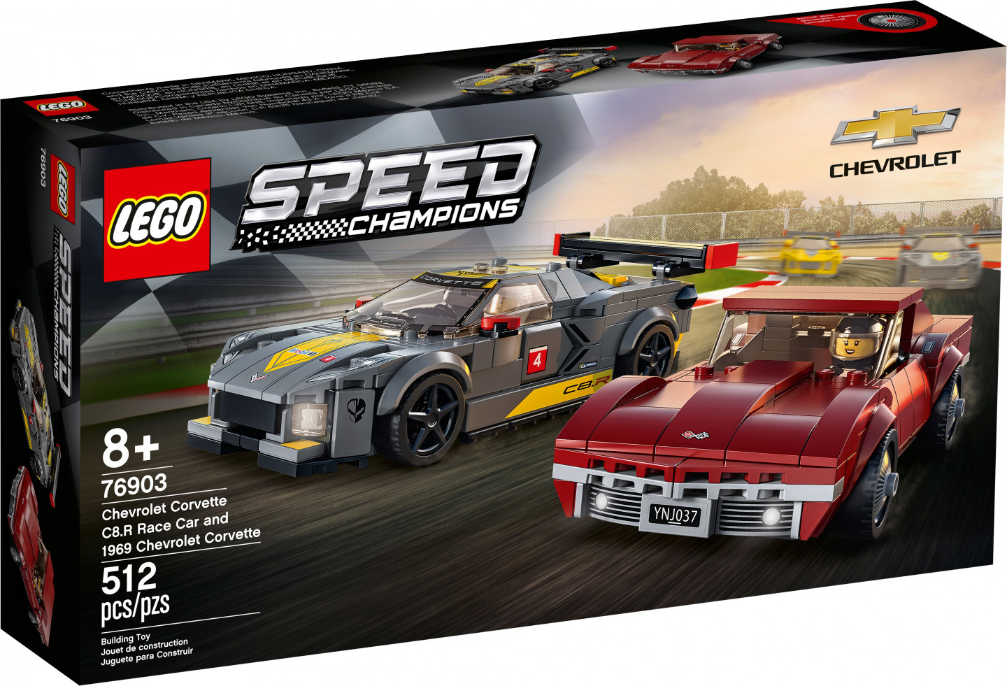 Chevrolet Corvette C8.R racewagen en 1968 Chevrolet Corvette — Afbeelding 2