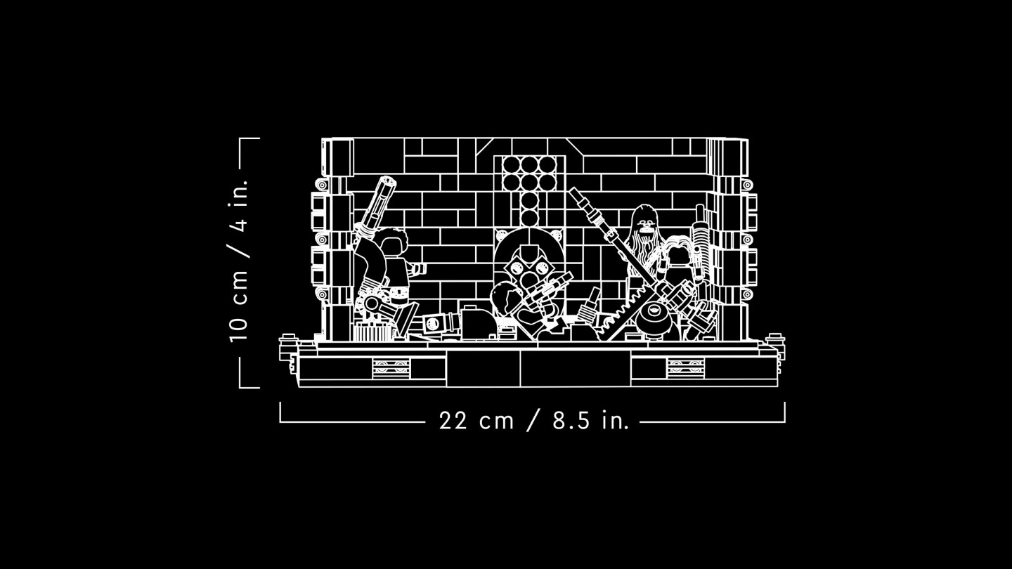 Death Star™ Afvalpers diorama — Afbeelding 7