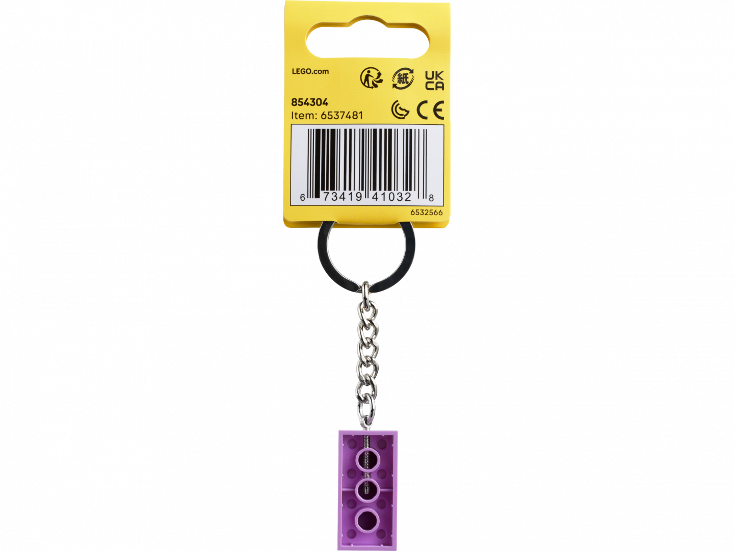 Medium lavendel 2x4 sleutelhanger — Afbeelding 3