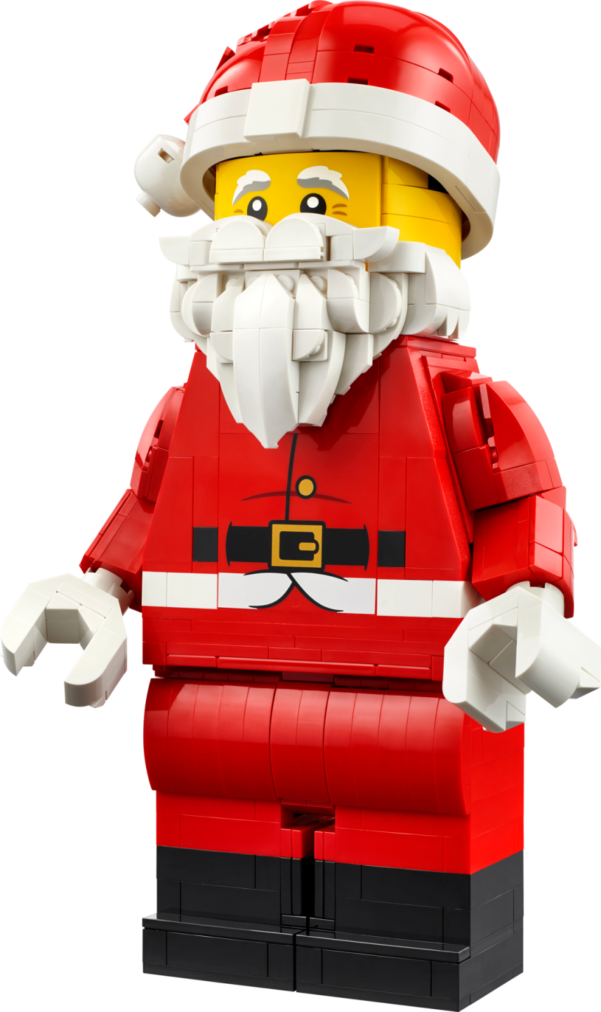 Grote minifiguur van de Kerstman