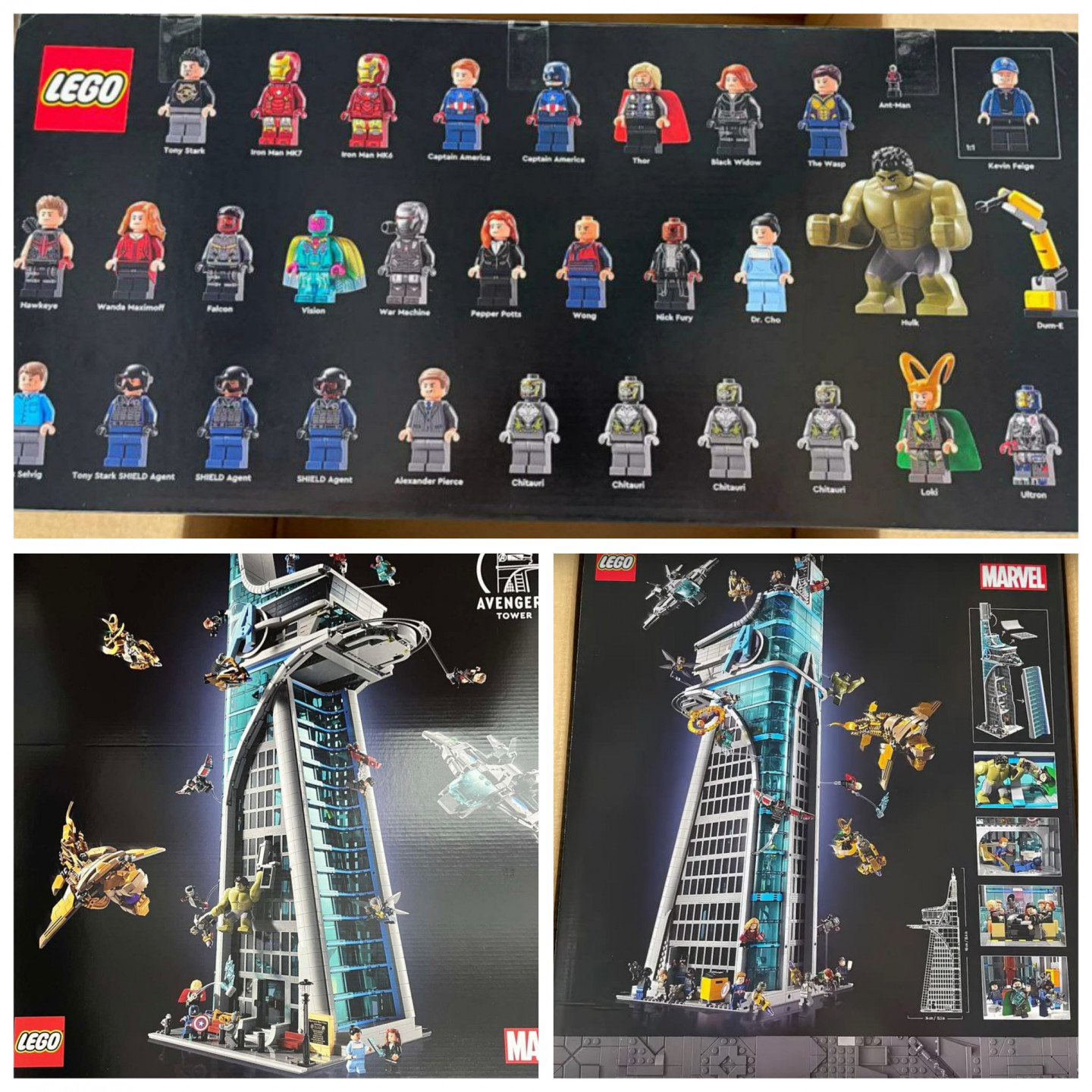 Nog meer foto's gelekt van de LEGO marvel avengers tower(72269) inclusief alle minifigs