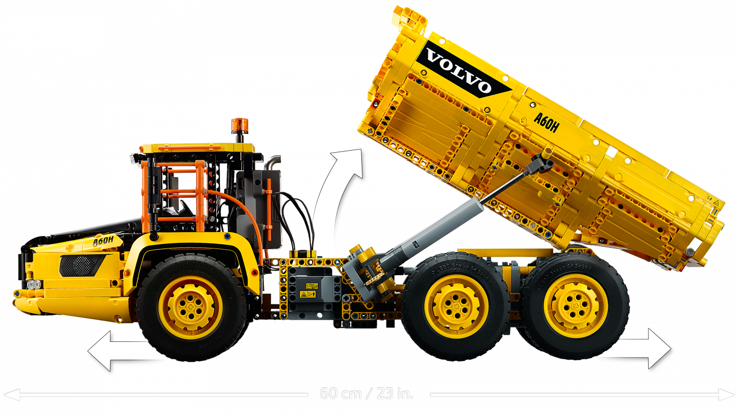 Volvo 6x6 Truck met kieptrailer — Afbeelding 6