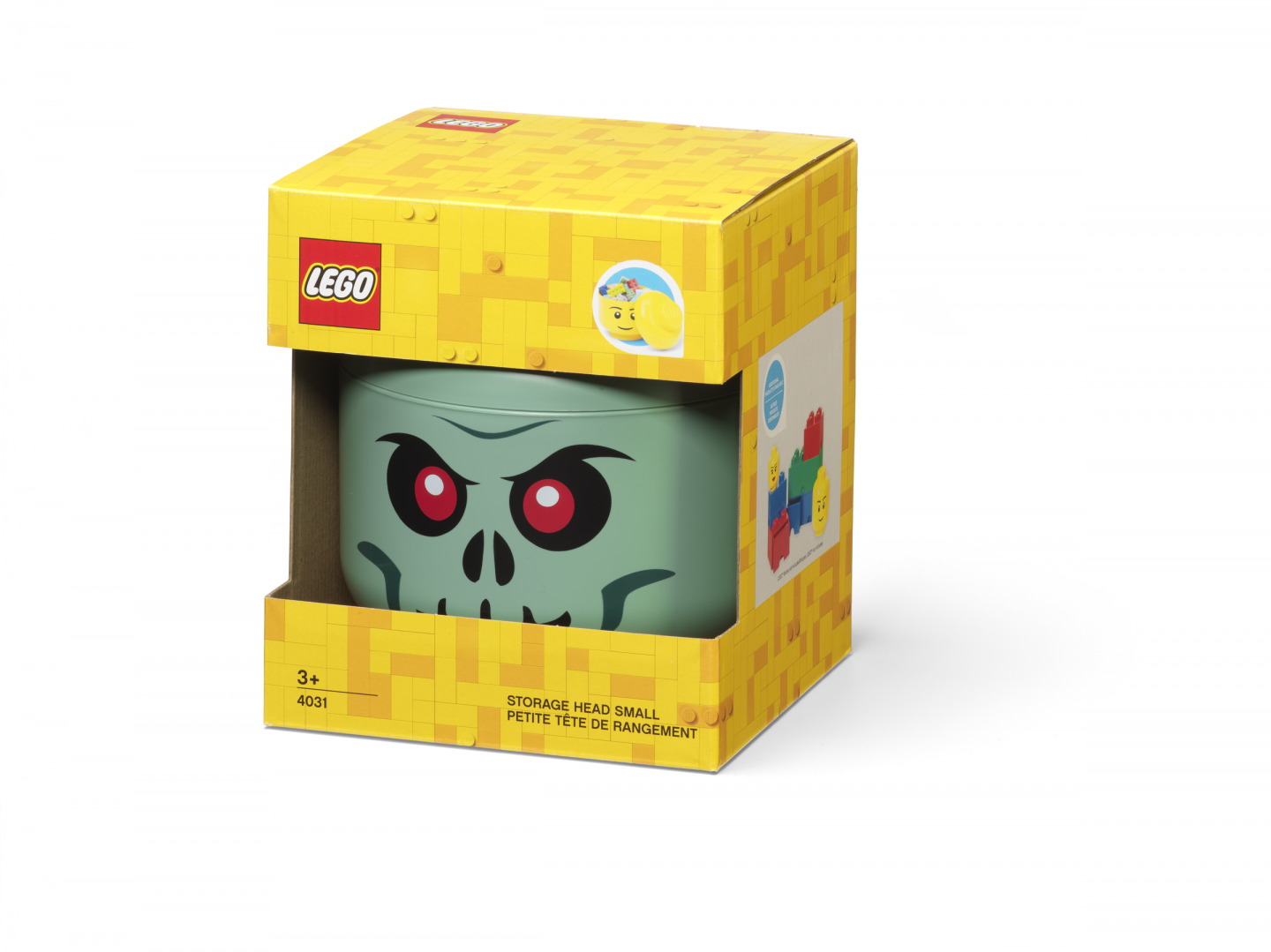Klein skeletopberghoofd – groen — Afbeelding 2