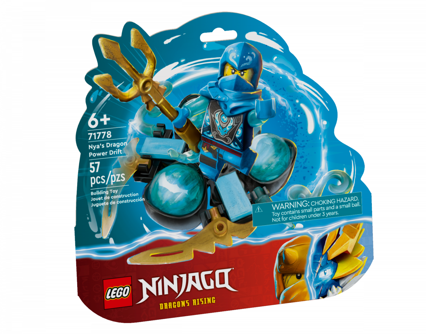 Nya’s drakenkracht Spinjitzu Drift — Afbeelding 2