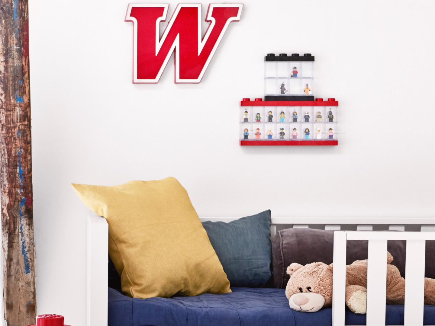 Displaydoos voor 16 minifiguren – rood — Afbeelding 4
