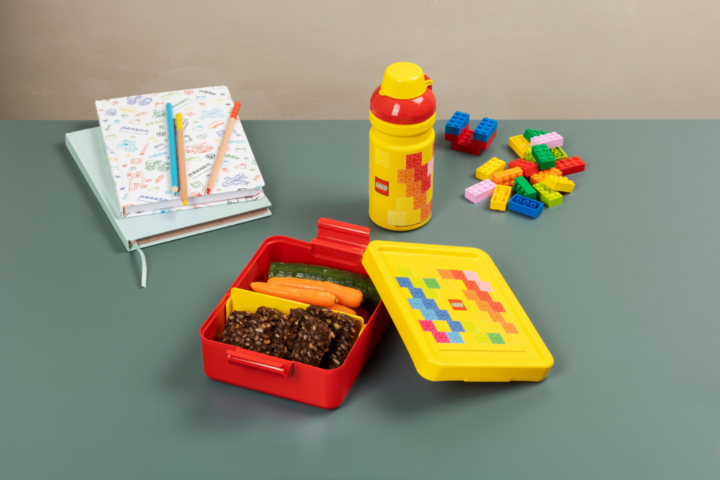 Stenenpatroon lunchset — Afbeelding 4