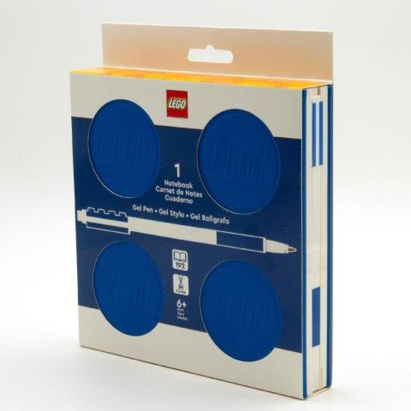 Afsluitbaar notitieboekje met gelpen – blauw — Afbeelding 2