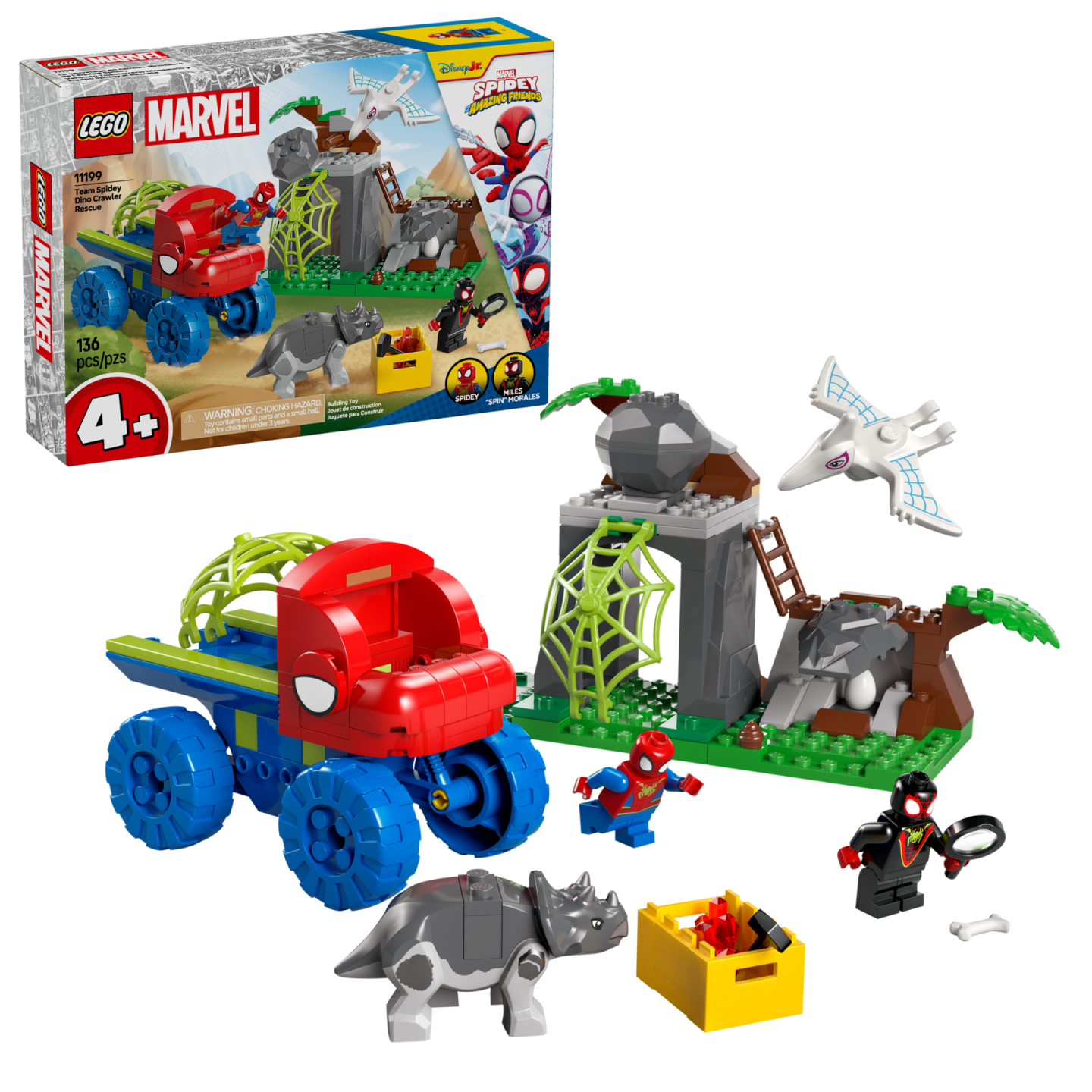 Team Spidey reddingsmissie met dinotruck — Afbeelding 2
