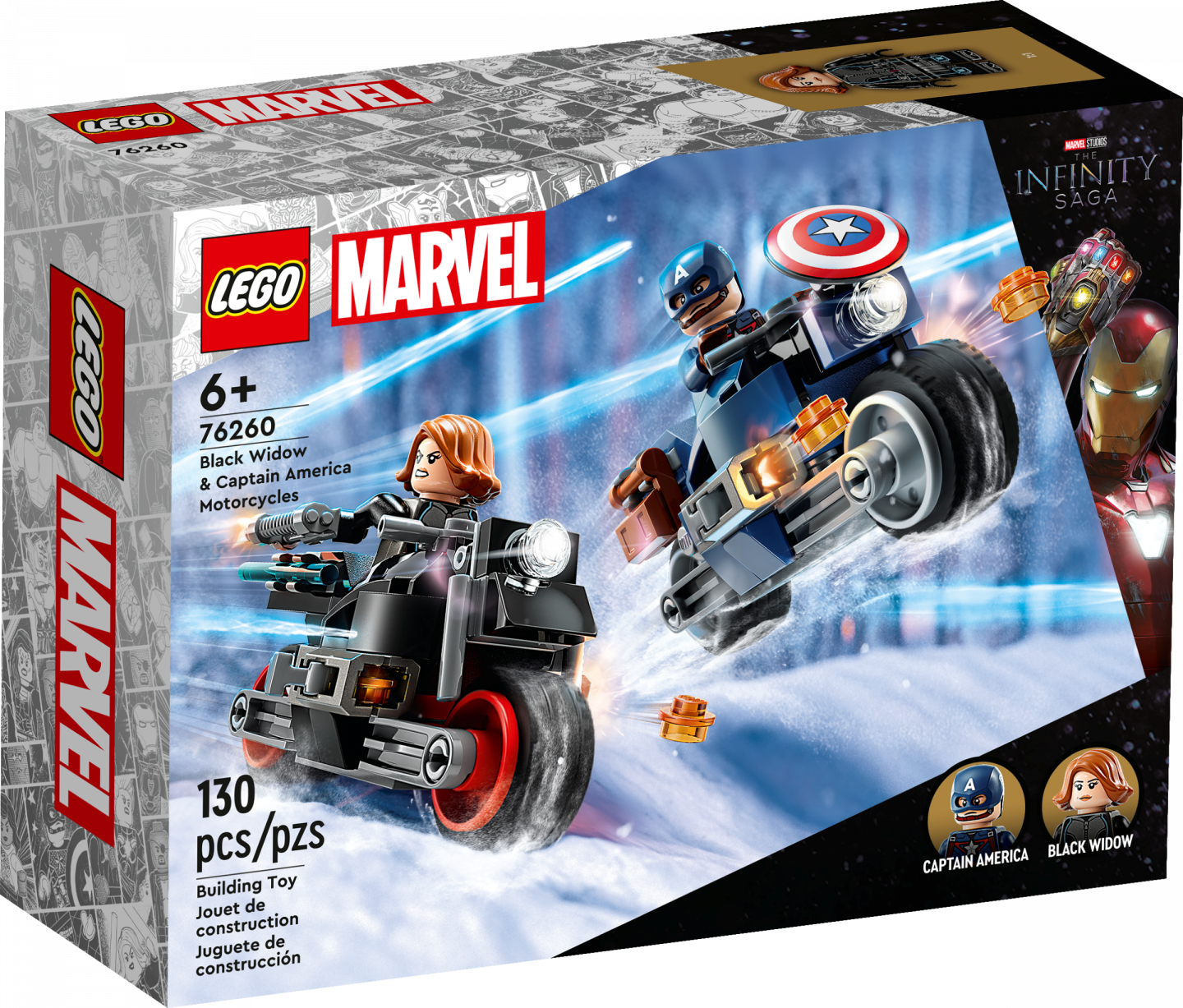 Black Widow & Captain America motoren — Afbeelding 2
