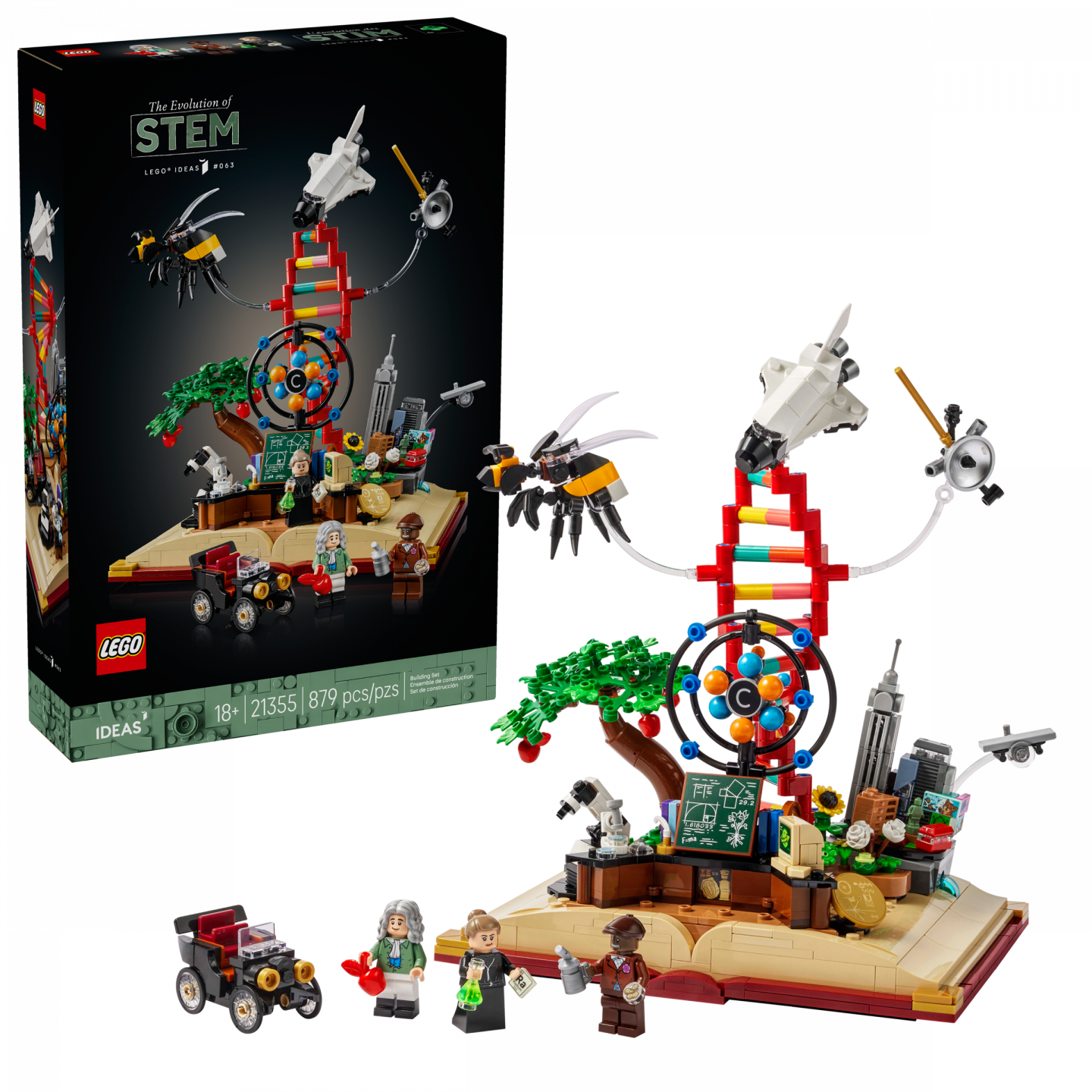LEGO Ideas 21355 De evolutie van STEM: een eerbetoon aan wetenschap en innovatie