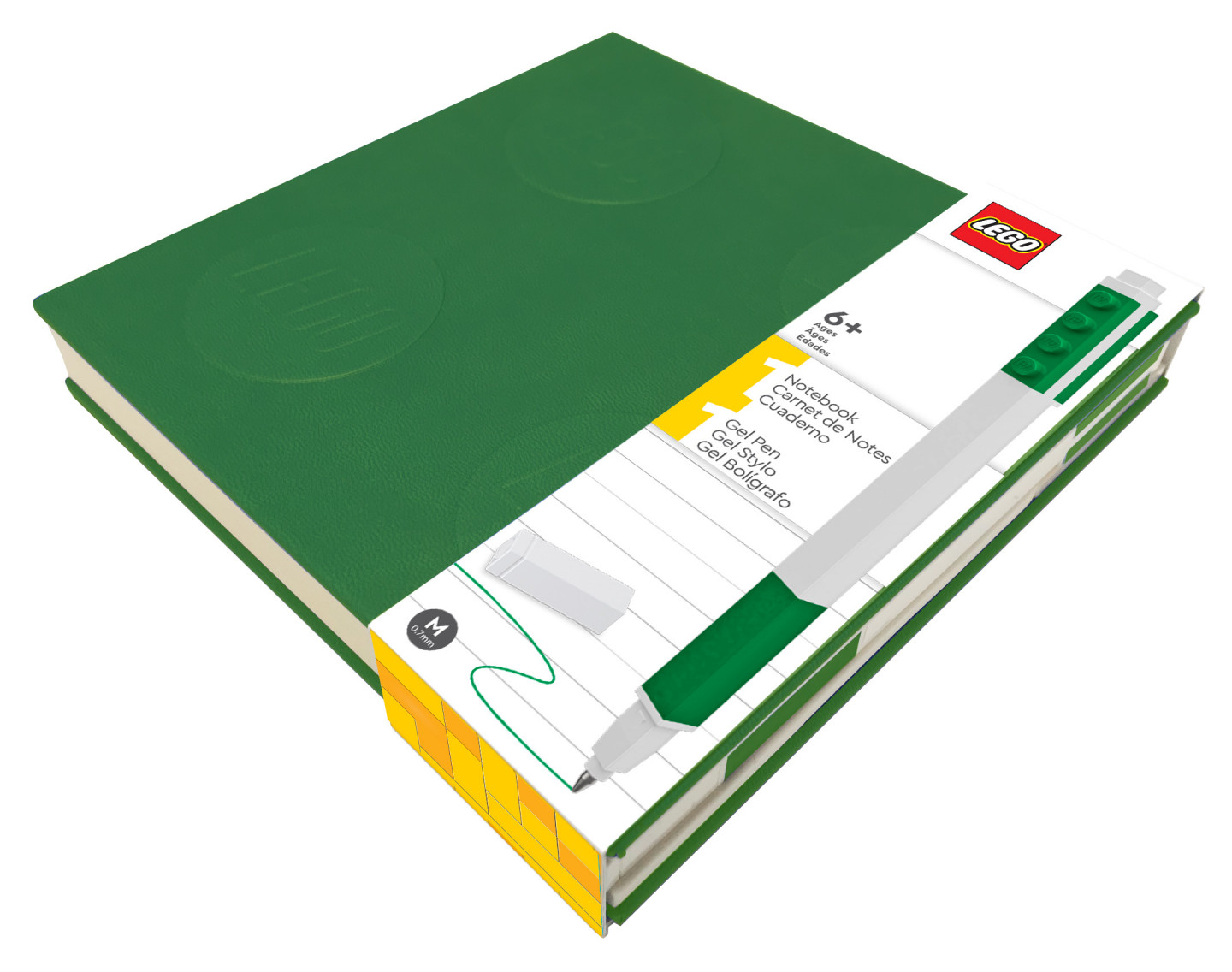 Notitieboekje met gelpen – groen — Afbeelding 2