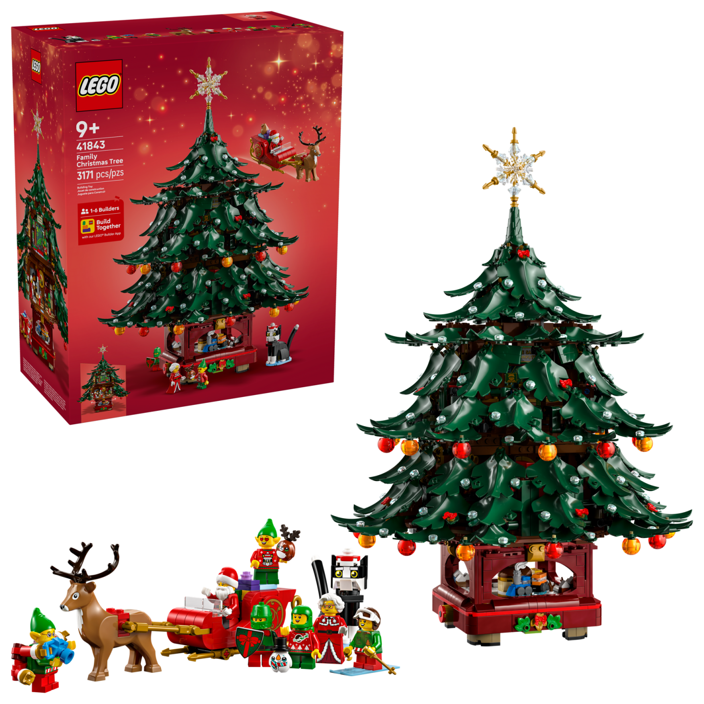 Decoratieve kerstboom voor het hele gezin — Afbeelding 2