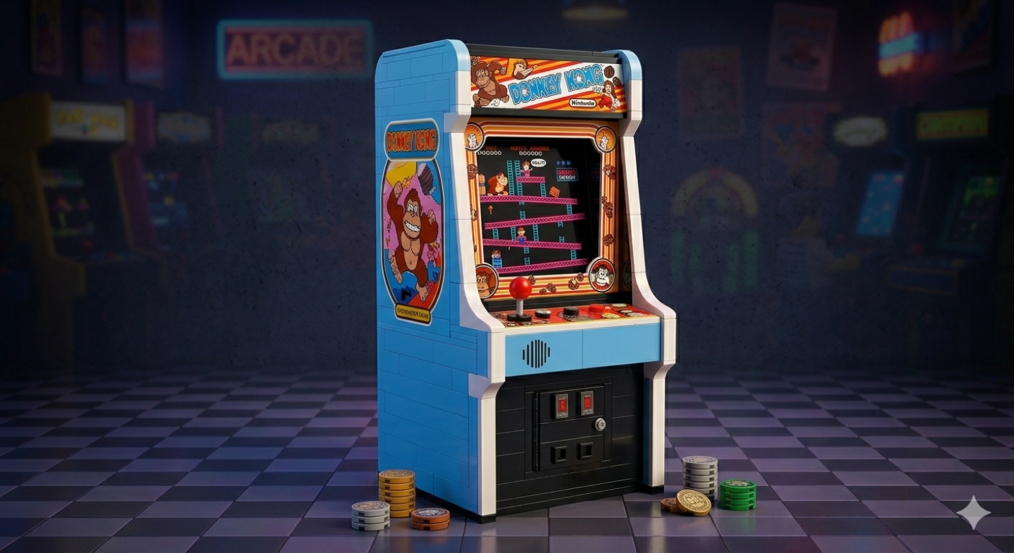 LEGO Donkey Kong in aantocht! LEGO bevestigt mysterieuze teaser voor nieuwe arcadeset