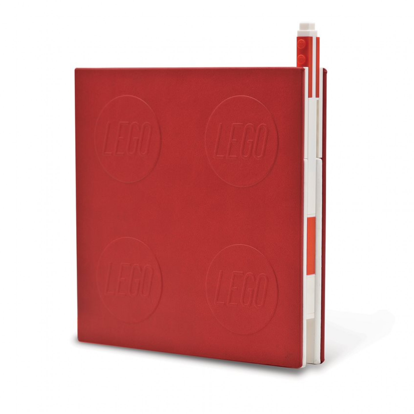 Afsluitbaar notitieboekje met gelpen – rood — Afbeelding 4