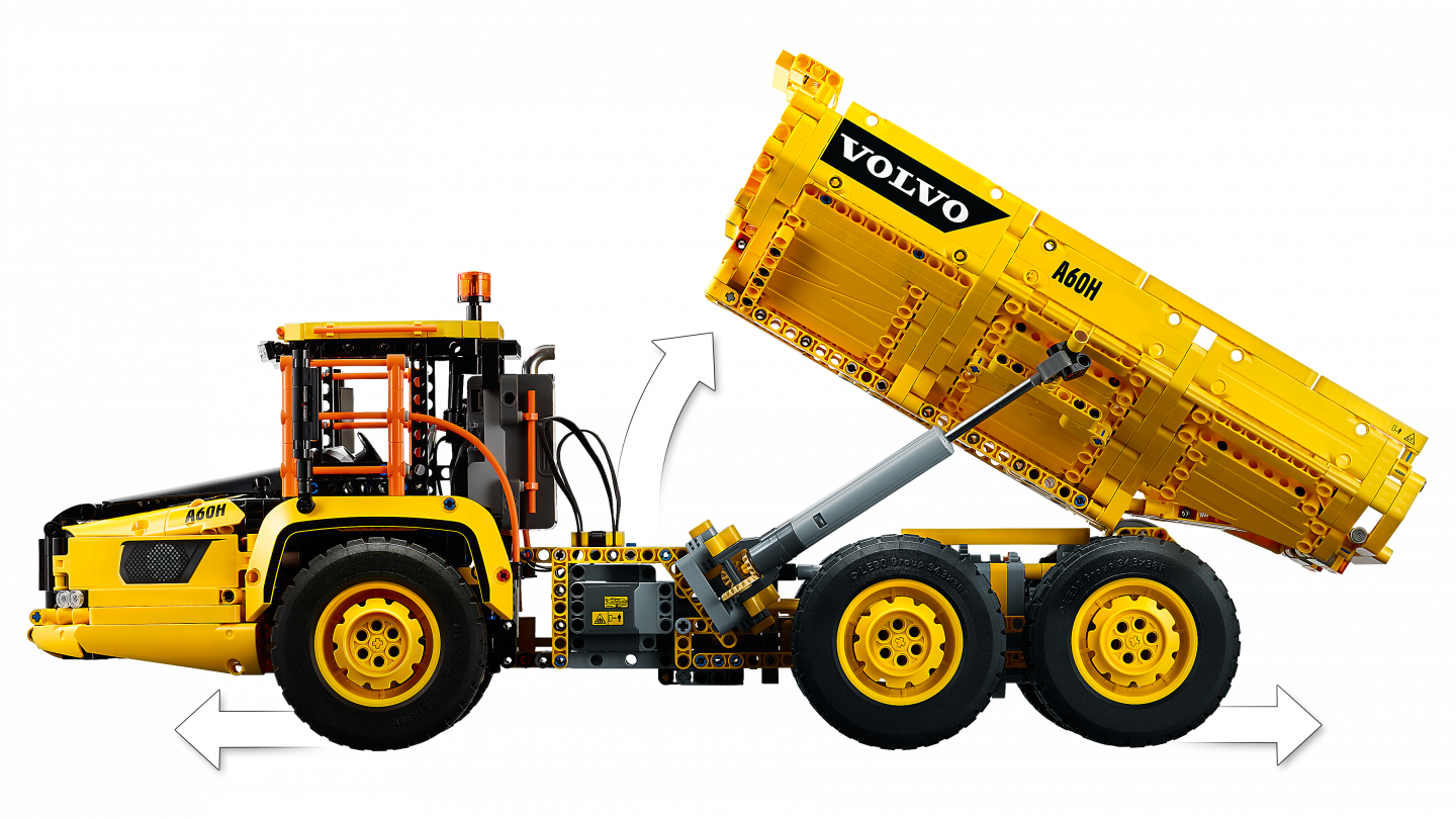 Volvo 6x6 Truck met kieptrailer — Afbeelding 5