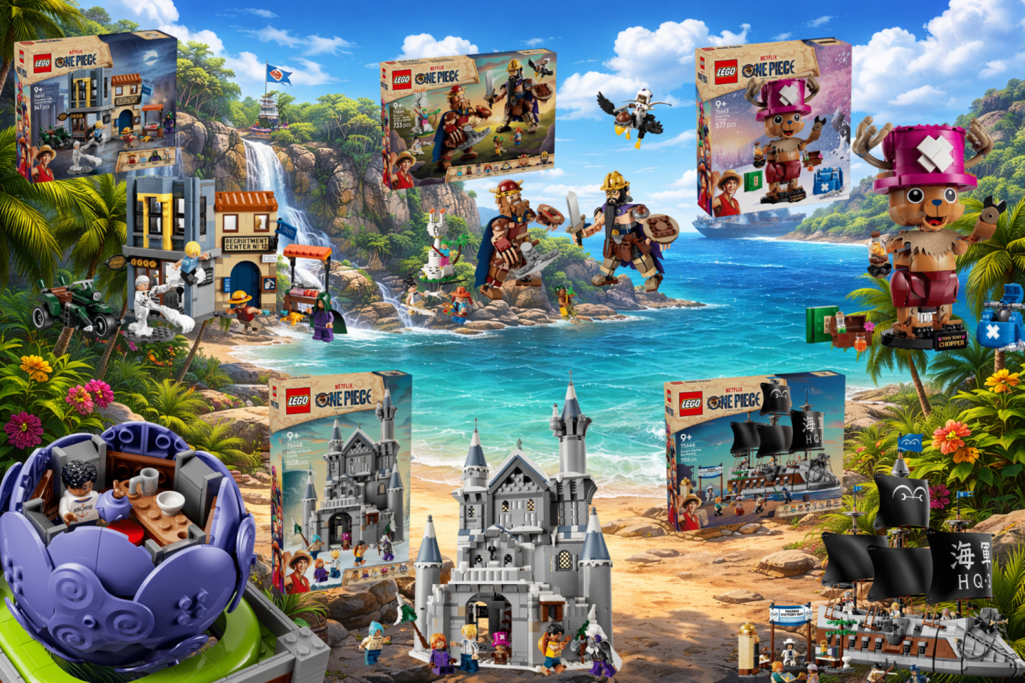 LEGO One Piece-sets nu als pre-order beschikbaar