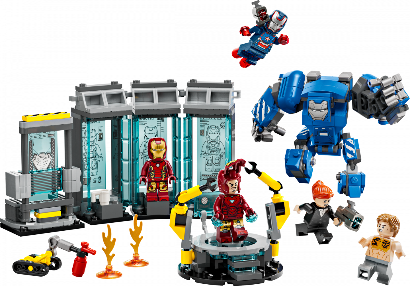 Iron Mans laboratorium: harnasruimte