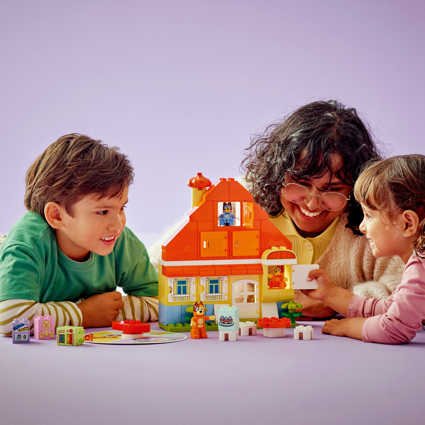 Huis van Bluey en haar familie met geheugenspel — Afbeelding 3