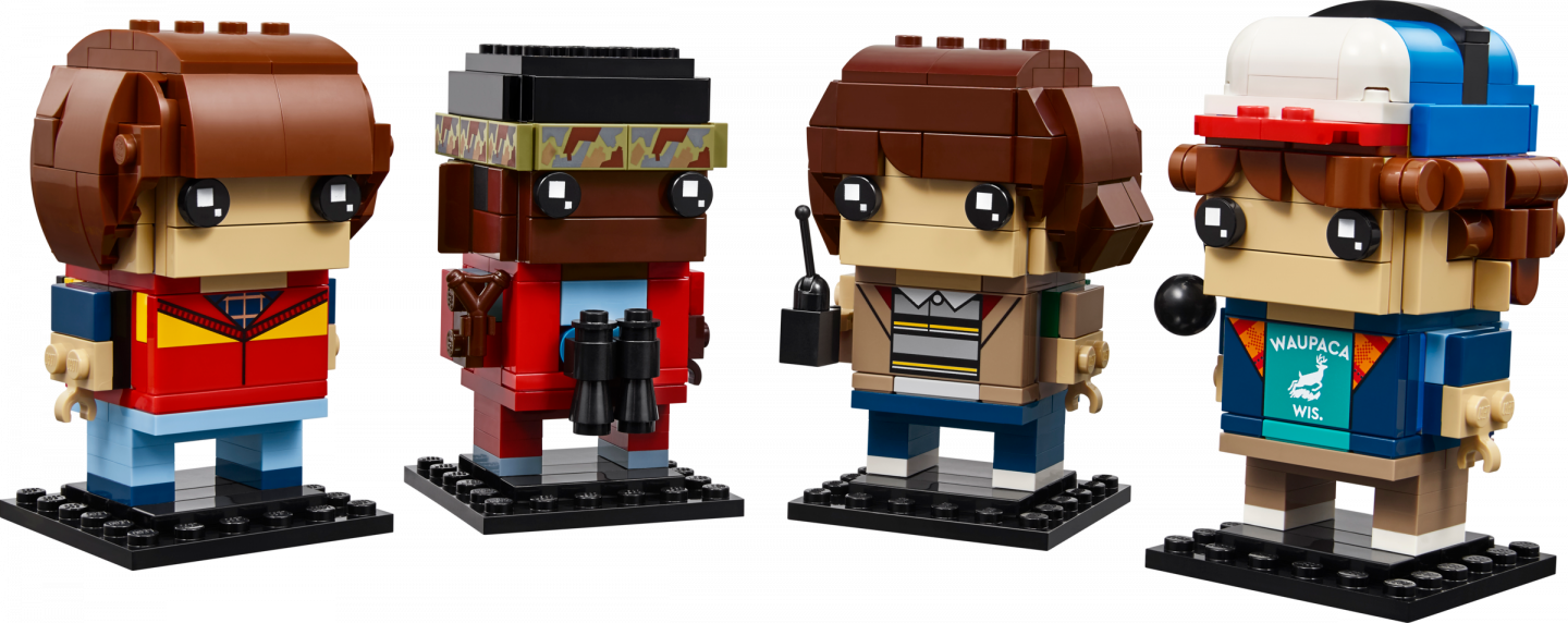 Mike, Dustin, Lucas en Will figuren