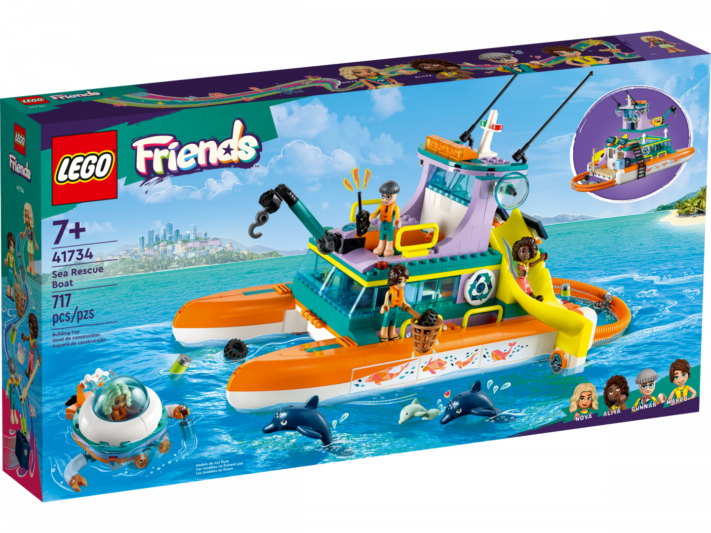 Reddingsboot op zee — Afbeelding 2