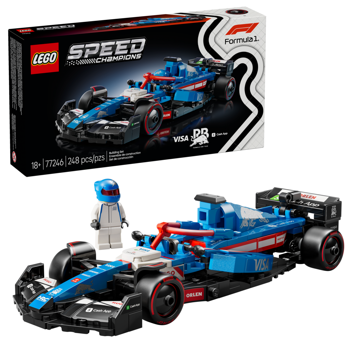 Visa Cash App RB VCARB 01 F1® racewagen — Afbeelding 2