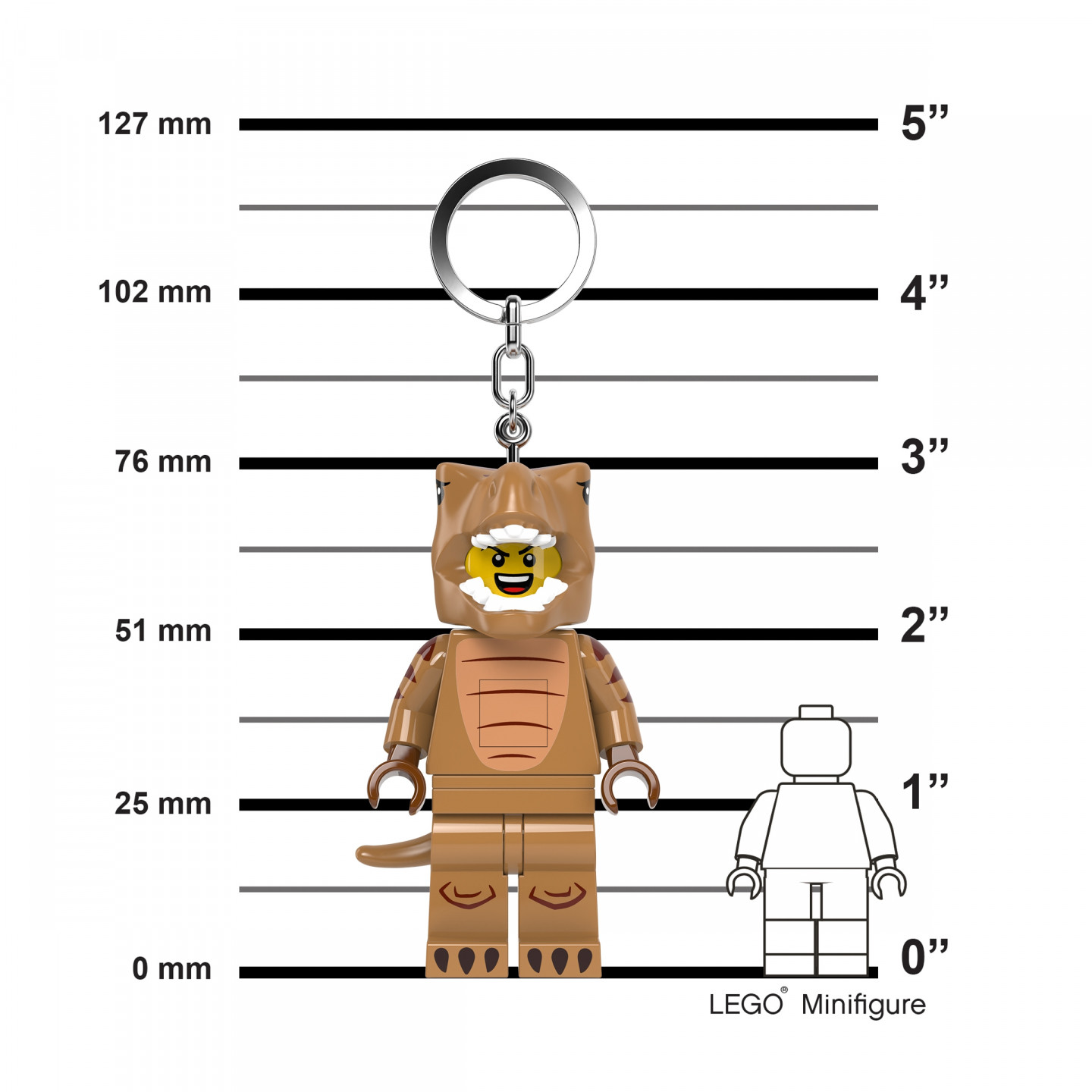 Fan in T. rex pak sleutellampje — Afbeelding 6