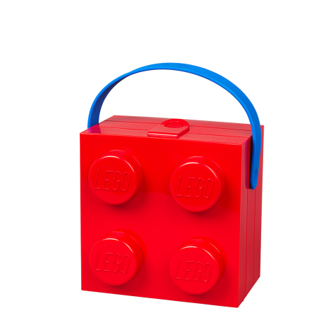 Doos met handvat – rood