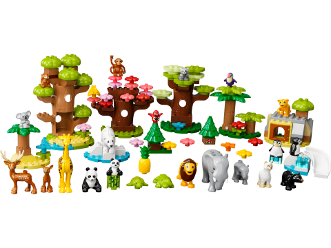 Wilde dieren van de wereld