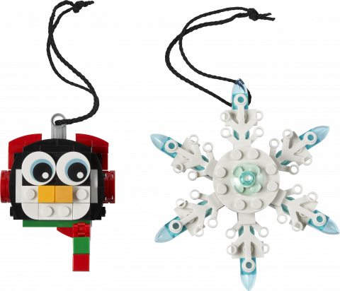 Pinguïn en sneeuwvlok