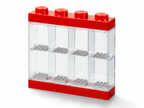 Displaydoos voor 8 minifiguren – rood