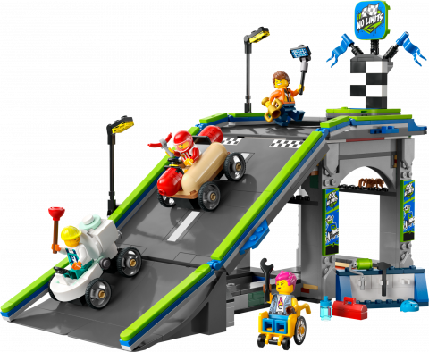 Snelle schans voor raceauto's