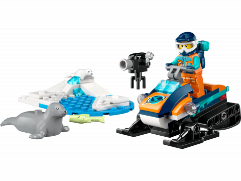 Sneeuwscooter voor poolonderzoek