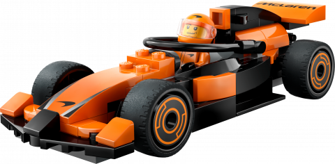 F1® coureur met McLaren racewagen