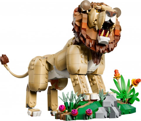 Wilde dieren: majestueuze leeuw