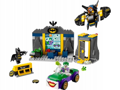 De Batcave™ met Batman™, Batgirl™ en The Joker™