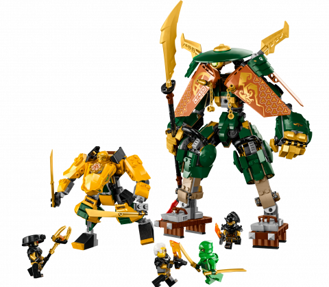 Lloyd en Arins ninjateammecha