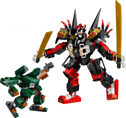 Shadows mecha vs. G. U.N. Trooper