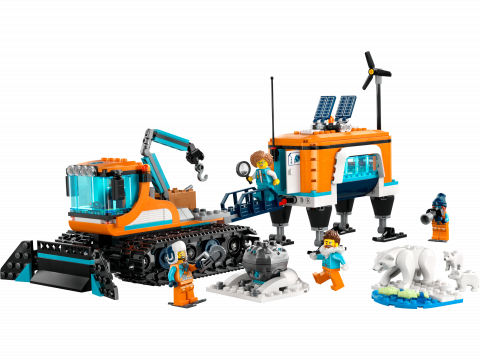 Truck en mobiel laboratorium voor poolonderzoek