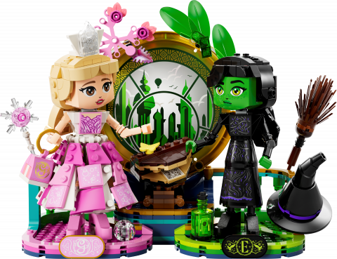Elphaba en Glinda figuren