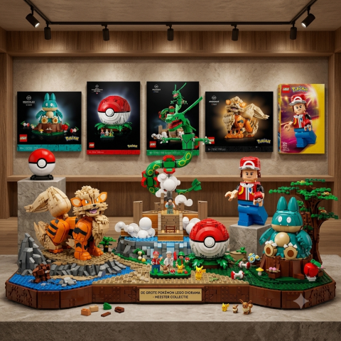 Vijf nieuwe LEGO Pokémon-sets officieel aangekondigd en nu al beschikbaar als pre-order!