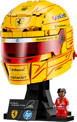 Scuderia Ferrari HP helm van Lewis Hamilton