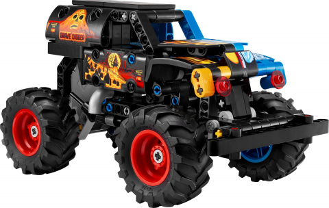 Monster Jam Grave Digger vuur en ijs