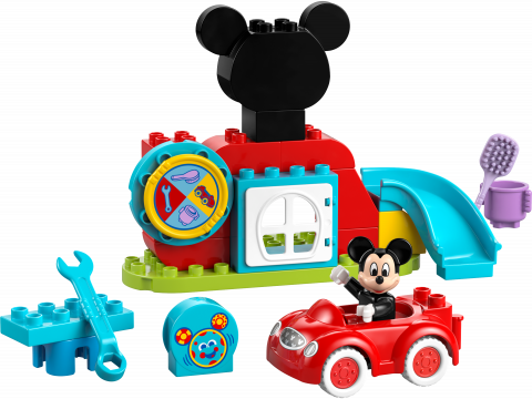 Mickey Mouse clubhuis en auto