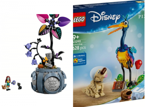 Nieuwe LEGO Disney sets aangekondigd voor maart 2026: Sally’s Flowerpot en Kevin & Dug