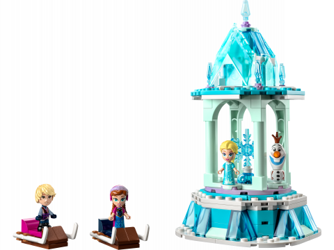 De magische draaimolen van Anna en Elsa