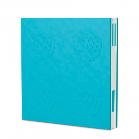 Notitieboekje met gelpen – azuurblauw