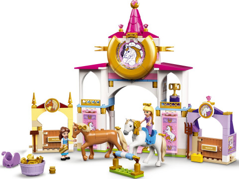 Belle en Rapunzel's koninklijke paardenstal