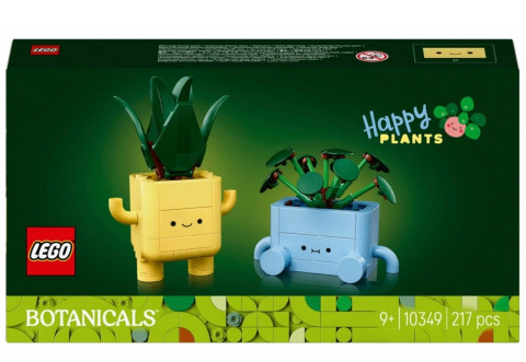 Eerste foto's onthuld van LEGO Icons 10349 Happy Plants – vrolijke miniplantjes vanaf juni 2025