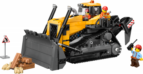 Gele bulldozer